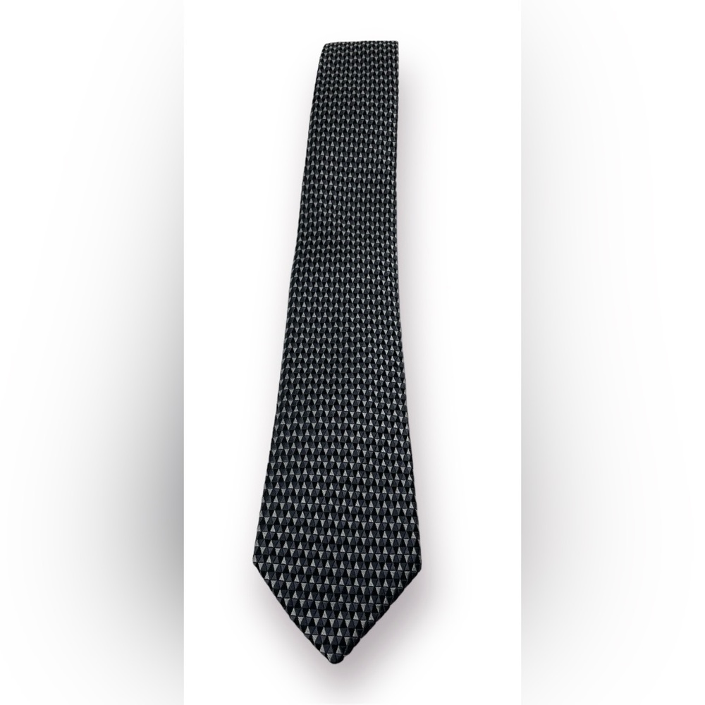 🛍️SALE🛍️ Ted Baker London Geometric Pattern 100% Silk Neck Tie - Picture 4 of 8